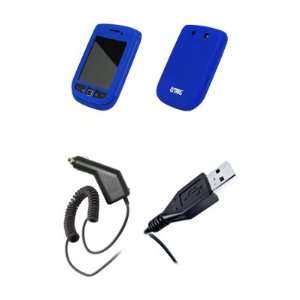  Case + Car Charger (CLA) + USB Data Cable for Blackberry Torch 9800