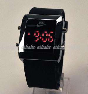 NikeSquare Sport LED Digital Wrist Watch Black EAFAYW  