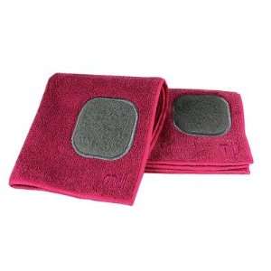  MUmodern Dish Cloth and Towel in Eggplant (Set of 2 