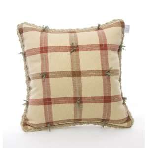 Cassidy and Banjo Nursery Baby Bedding Plaid Throw Pillow  