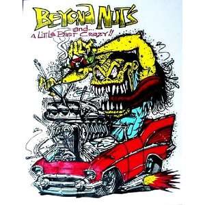  Rat Fink 57 CHEVY  Beyond nuts  Hot Rod Decal 