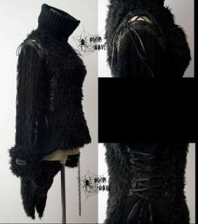 sexy kera goth punk japan nana fashion warm coat jacket  