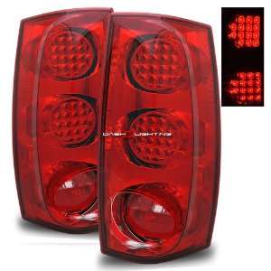 07 09 Chevy Suburban LED Tail Lights   Red Automotive