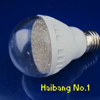 60LED E27 4.0W White LED Energy Saving Light Bulb 220V  