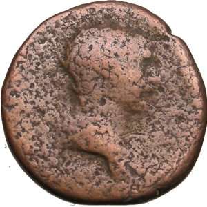   115AD Ancient Roman Coin EMPEROR TRAJAN w/ Trophy SC 