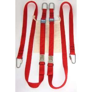  WOSS Gear Red Swing Strap pair for Door Anchor, 8ft Ceiling Anchor 