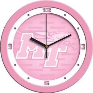 Middle Tennessee State MTSU NCAA 12In Pink Wall Clock  