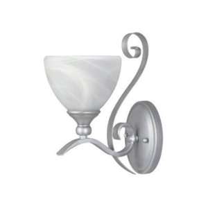  Designers Fountain 82807 MTP One Light Pewter Vanity Matte 