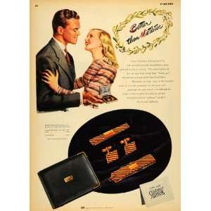  1947 Ad Swank Knife Wallet Rib Links Tie Clip Christmas 
