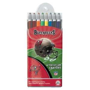  Tampa Bay Buccaneers Twist up Crayons, 8 Pack   NFL (12018 