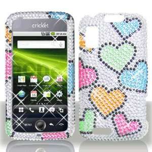  Motorola Atrix 4G MB860 Full Diamond Bling Rainbow Hearts 