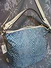 CAVALCANTI Italian ,Embossed Snakeskin Tote, Sling,Cross Body Bag 