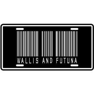 NEW  WALLIS & FUTUNA BARCODE  LICENSE PLATE SIGN COUNTRY  