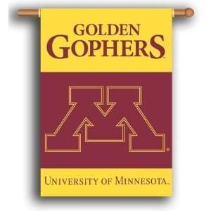   Golden Gophers 28 X 48 Banner with Pole Sleeve