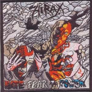  Hirax Hate Fear and Power Embroidered Patch Everything 