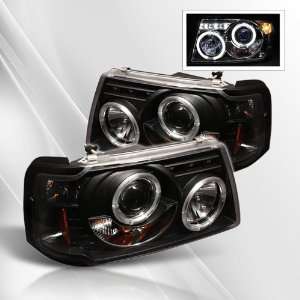 Ford Ranger 01 02 03 04 05 06 07 08 1PC Projector Headlights /w Halo 