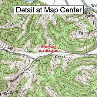  USGS Topographic Quadrangle Map   Whitleyville, Tennessee 