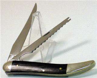 CASE XX BLACK MICARTA FISHING KNIFE & LURE COMBO #6030  