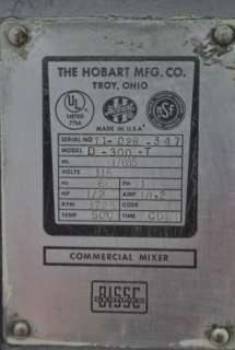 anufacturer Hobart Corporation