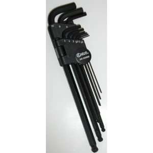    9 Piece Metric L Shaped Wobble Hex Wrench Set
