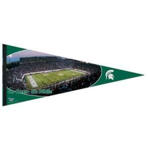  Michigan State Spartans Green 17 x 40 Stadium Felt 