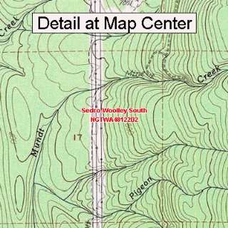 USGS Topographic Quadrangle Map   Sedro Woolley South, Washington 