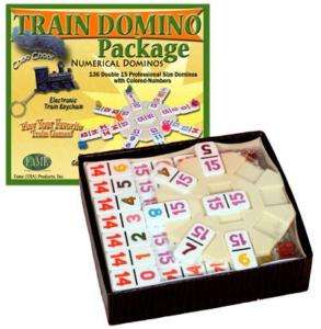 Mexican Train Domino Package Double 15 NUMBERS NEW  