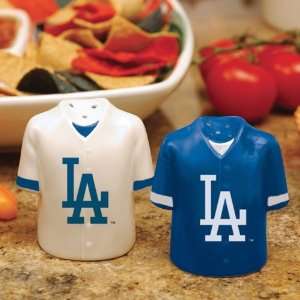  MLB L.A. Dodgers Gameday Ceramic Salt & Pepper Shakers 
