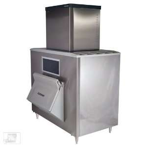   996 Lb Full Size Cube Ice Machine w/ Storage Bin