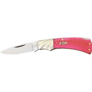 Rough Rider Knives 1091 HOT Pink Series   Lockback Knife with Hot Pink 
