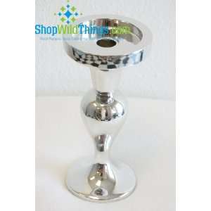 Silver 8.5 Pillar or Taper Candleholder   IMPERFECT 