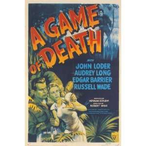 Game of Death (1945) 27 x 40 Movie Poster Style A 