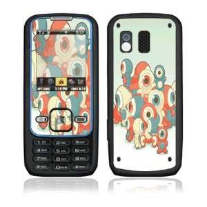  Round Eyes Decorative Skin Cover Decal Sticker for Samsung 