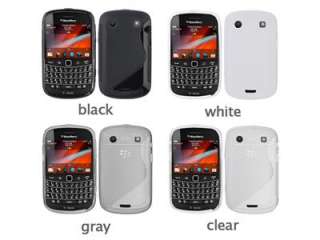 TPU Gel Skin Case Cover For BlackBerry Bold Touch 9900 9930 (8 colors 