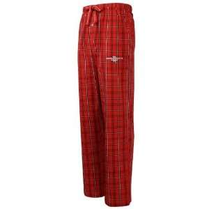Houston Rockets Red Plaid Genuine Pajama Pants  Sports 
