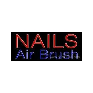  Nails Airbrush Neon Sign 13 x 32