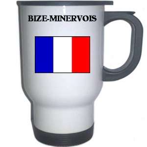  France   BIZE MINERVOIS White Stainless Steel Mug 