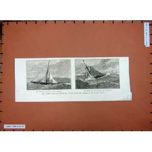   1887 Jubilee Yacht Race Genesta Minch Lizard Cornwall