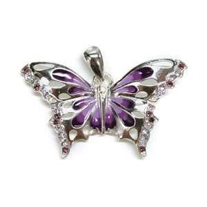  Create Your Style with Swarovski Elements Purple Butterfly 