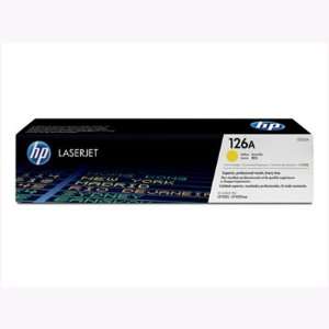  Hp 126a Yellow Laserjet Print Cartridge 1,000 standard pages easy 