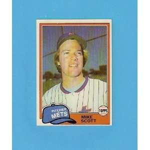  Mike Scott 1981 Topps Baseball (2nd Year) (Houston Astros 