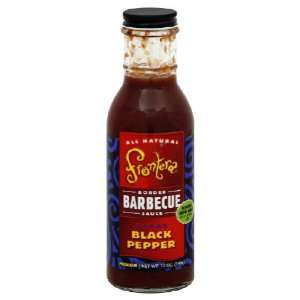  Frontera Texas Black Pepper Barbecue, 12 Ounce (Pack of 6 