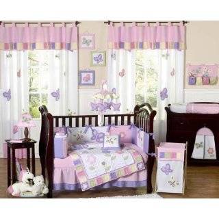 Butterfly Pink and Purple 9 Pc Crib Bedding Set By Jojo Designs by 