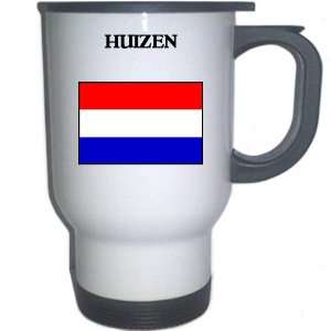  Netherlands (Holland)   HUIZEN White Stainless Steel Mug 