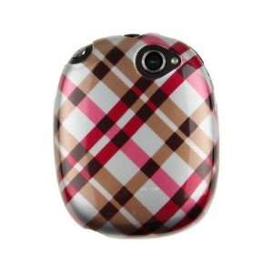   Cover Hot Pink Plaid For Microsoft Kin One Cell Phones & Accessories