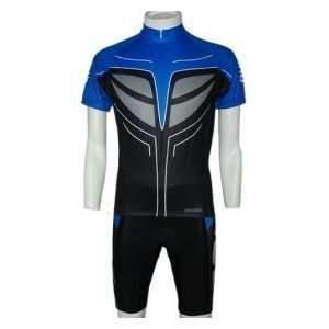  Shimano Collection Blue Short Sleeves Cycling Jersey Set 