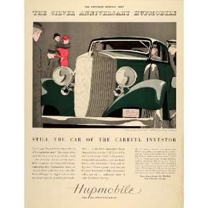 1933 Ad Hupp Cars Silver Anniversary Series Hupmobile   Original Print 