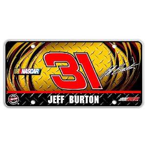  Race Plates Jeff Burton Standard Diamond Series License 
