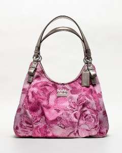 New COACH 19642 MADISON FLORAL MAGGIE Limited Edition Summer 2012 Pink 