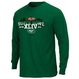  New York Jets On Our Way II Super Bowl XLIV Long Sleeve T 